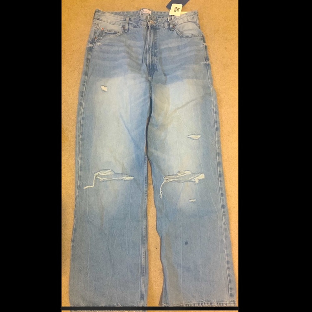 light wash boyfriend jeans ASOS